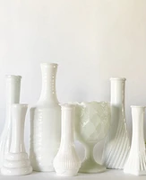 Assorted Milk Glass