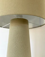 Olive Linen Table Lamp