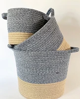 Blue Heather Jute Baskets