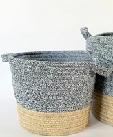 Blue Heather Jute Baskets