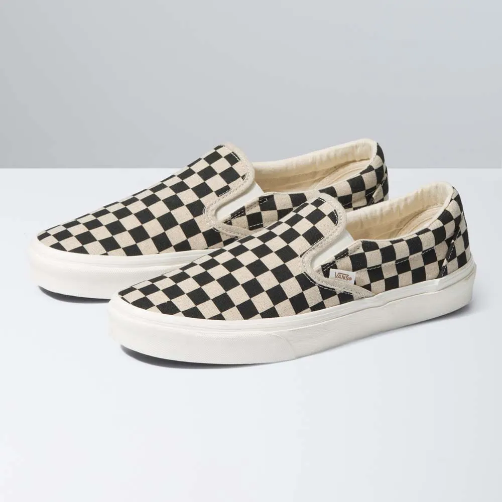 Classic Slip-On Eco Theory Checkerboard Negro