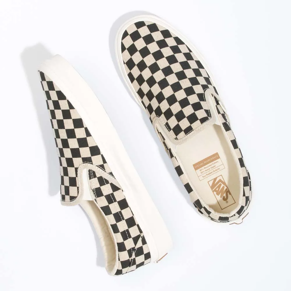 Classic Slip-On Eco Theory Checkerboard Negro