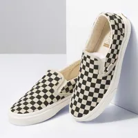 Classic Slip-On Eco Theory Checkerboard Negro