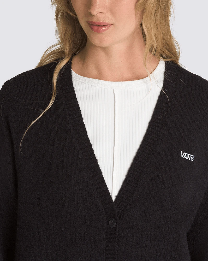 Suéteres Lowcheck Ii Cardigan Negro