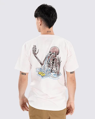 Playeras Skeleton Tears Marcos Castro Rosa