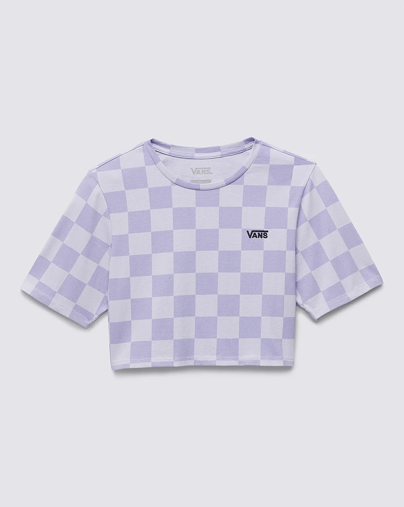 Playeras Checker Crew Crop Ii VCD Morado