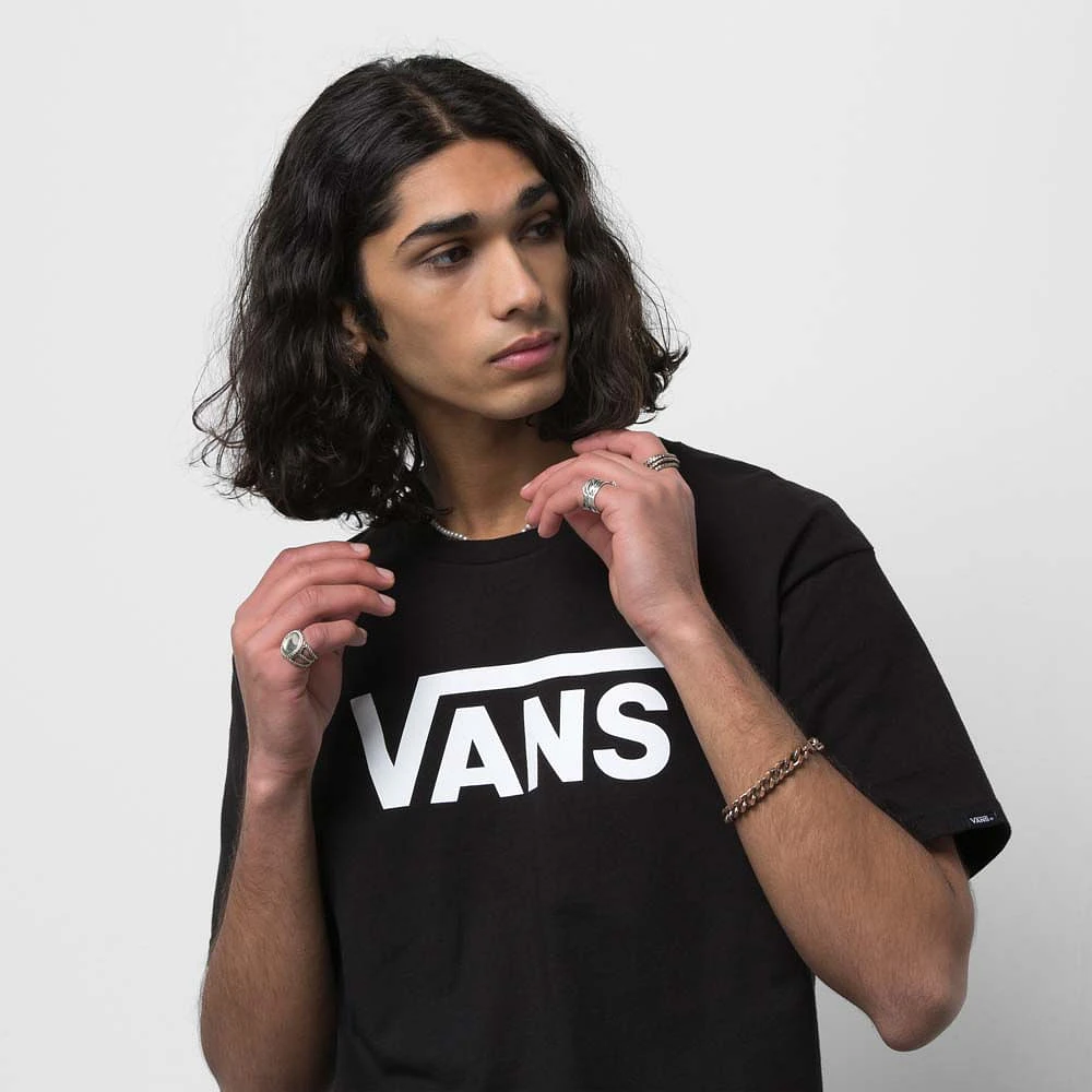 Playeras Vans Classic Blanco/Negro