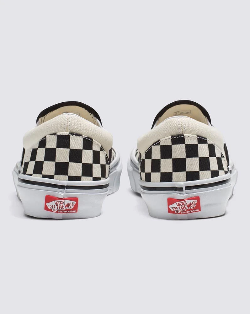 Skate Slip-On Checkerboard Negro/Blanco