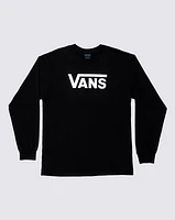 Playeras Vans Classic Ls Negro/ Blanco