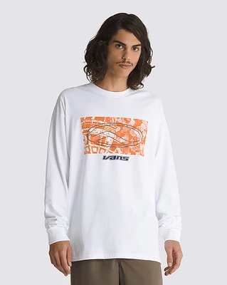 Playeras Off The Wall Ii Loose Skate Classics Ls Blanco