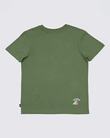 Playeras Skull Saucer Crew Verde