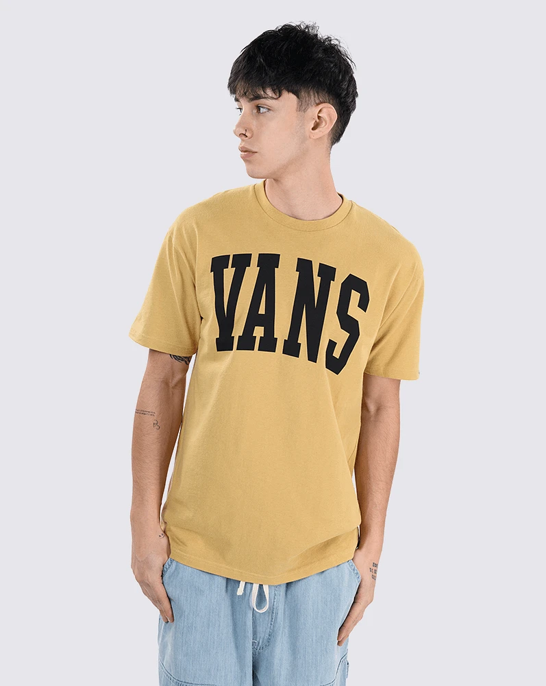 Playeras Vans Arched Ss Tee Café