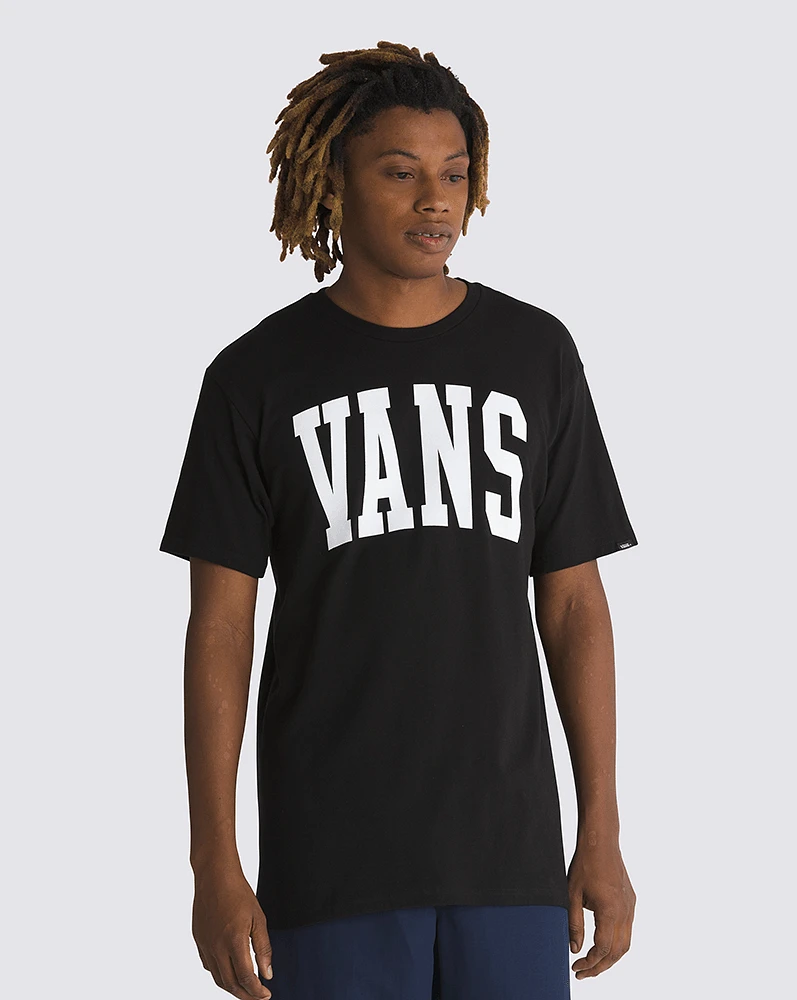 Playeras Vans Arched Ss Tee Negro