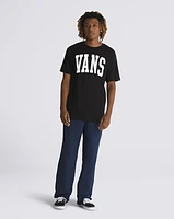 Playeras Vans Arched Ss Tee Negro