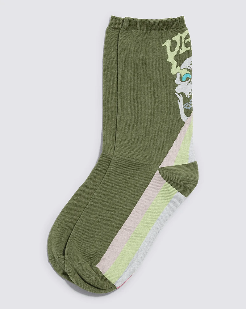 Calcetines Wm Ticker Sock 6.5-10 1Pk Verde