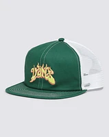 Gorras Higher Place Unstructured Trucker Verde/Blanco