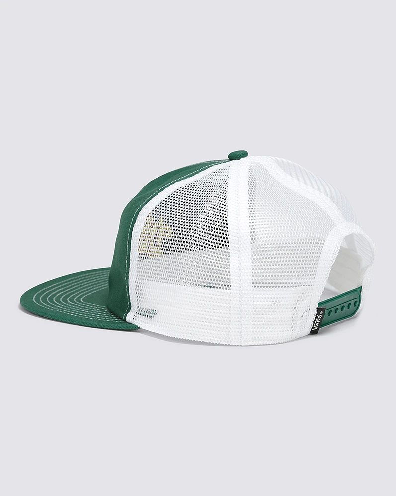 Gorras Higher Place Unstructured Trucker Verde/Blanco