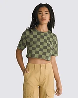 Playeras Checker Crew Crop Ii VCD Verde