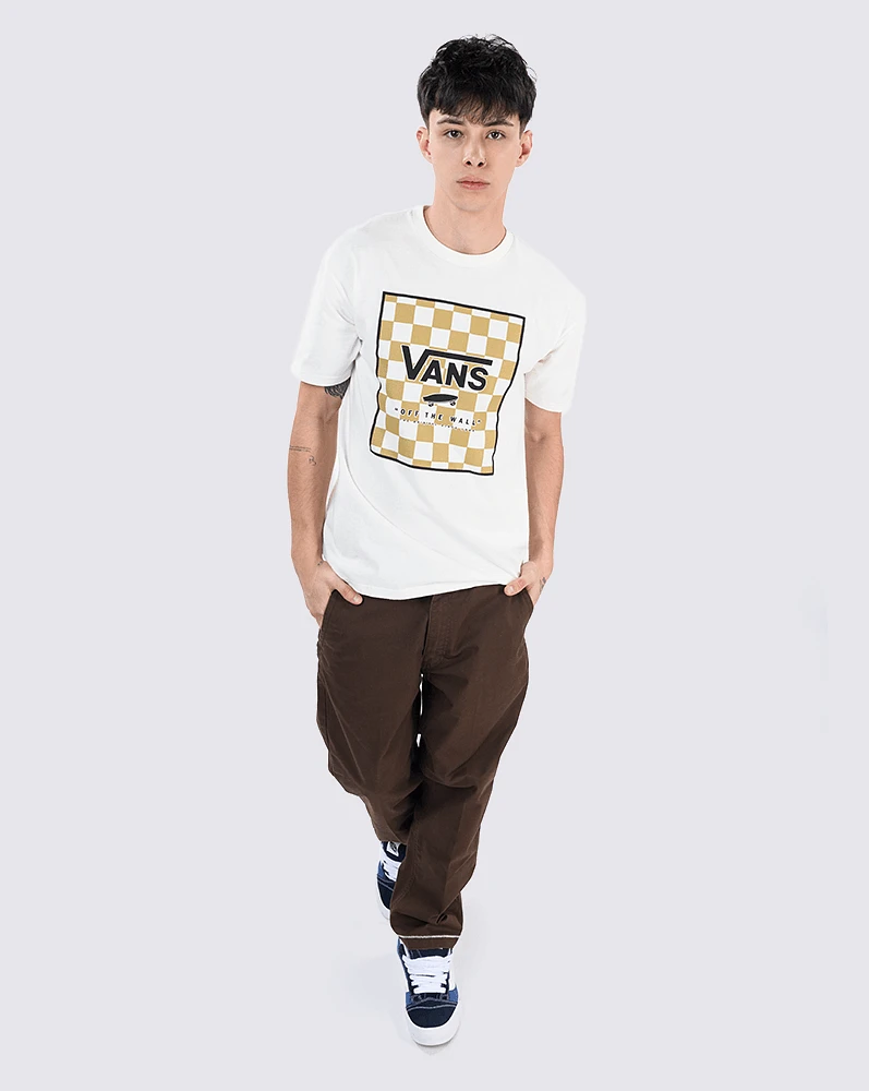 Playeras Mn Classic Print Box Beige