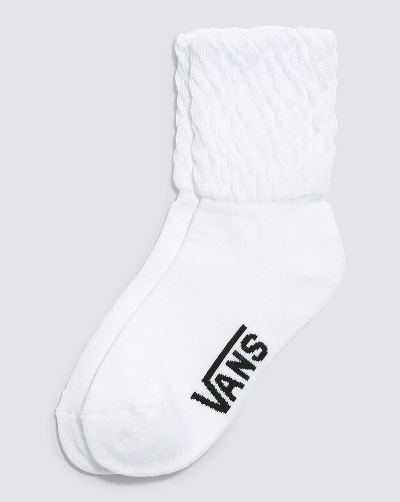 Calcetines Vans Scrunch Crew Blanco