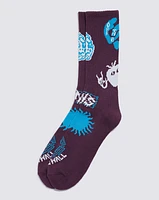 Calcetines Whammy Crew Vino / Azul