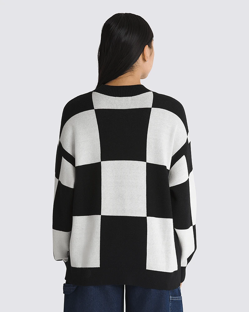 Suéteres Vortex Sweater Look Negro/Blanco