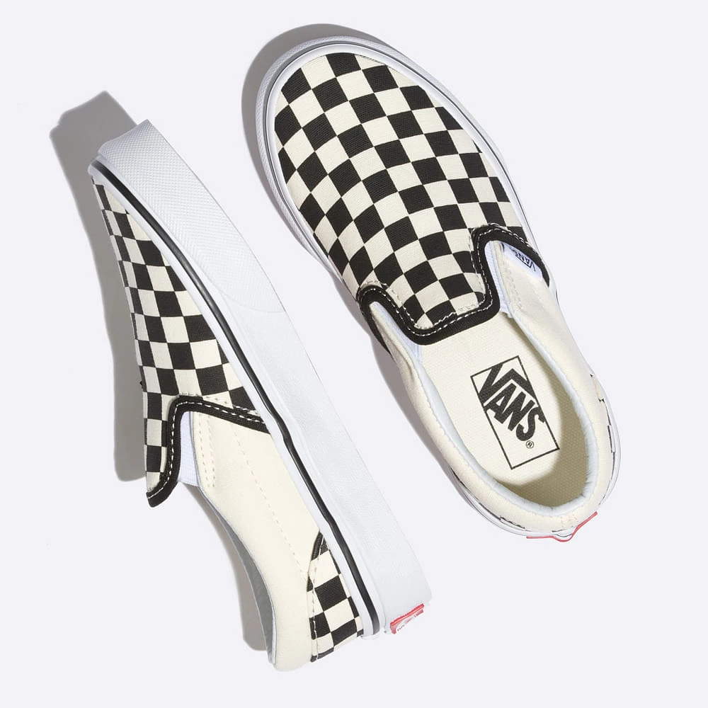 Classics Slip-On Checkerboard Negro/Blanco