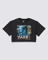 Playeras Vans Super Natural Relax Crop Negro/Azul