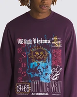 Sudaderas Visions Crew Look Morado