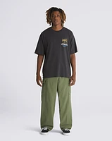 Pantalones Range Cargo Baggy Tapered Elastic Look Verde