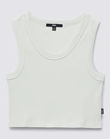 Playeras Drew Rib Tank Look Blanco