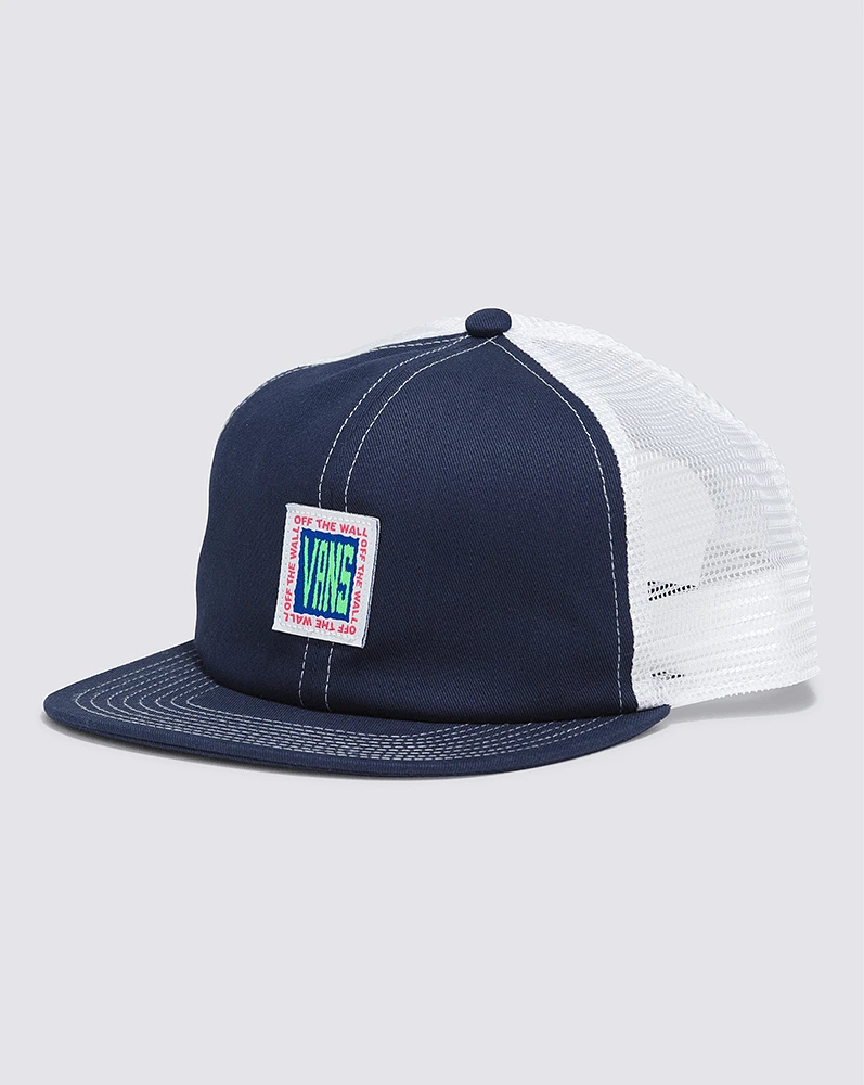 Gorras Higher Place Unstructured Trucker Look Azul