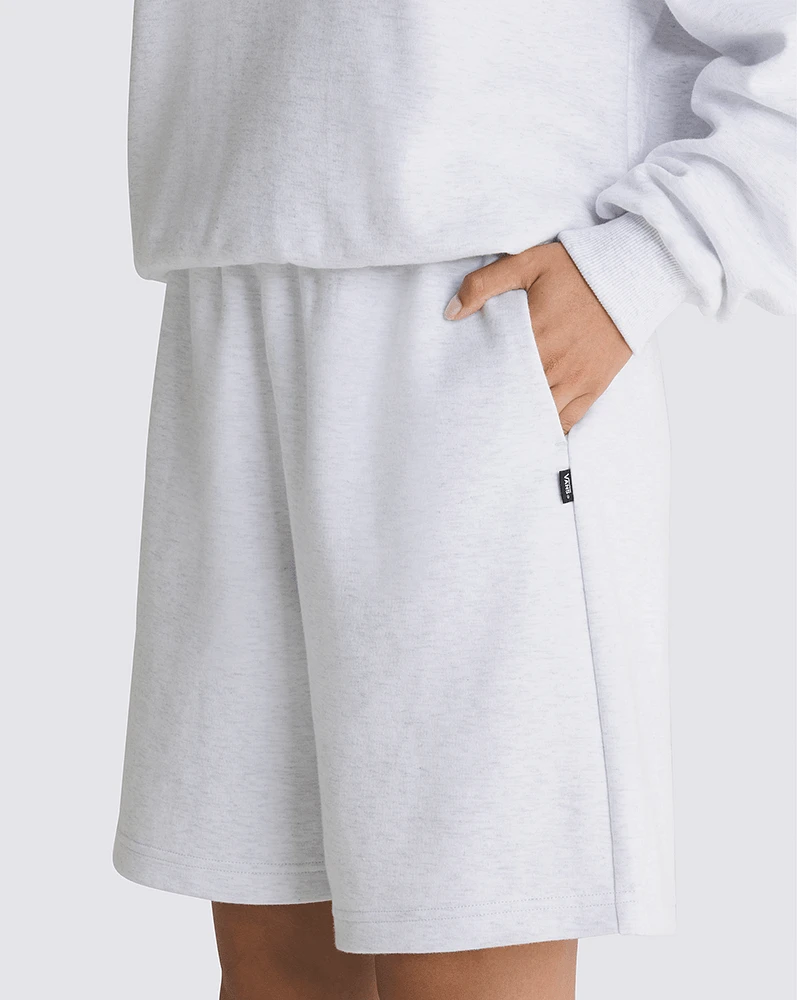 Shorts Elevated Double Knit Relaxed Look Blanco