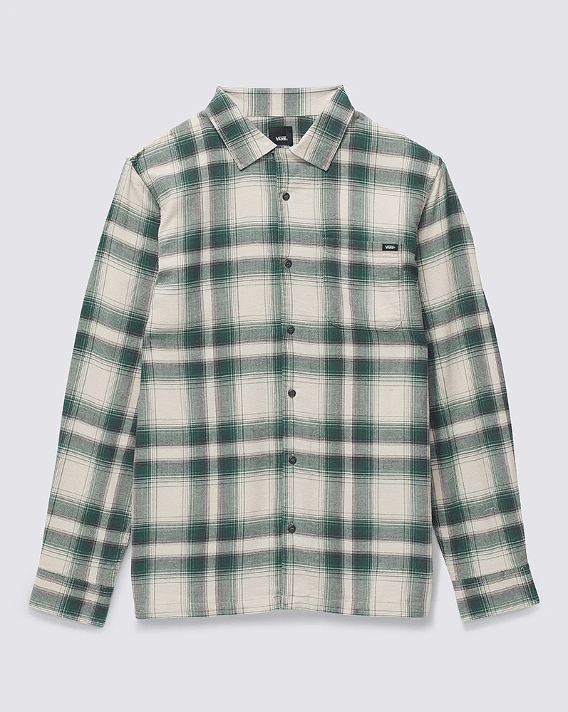 Franelas Eastridge Ls Woven Verde/Beige