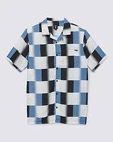 Camisas Emory Ss Woven VCD Azul/Negro