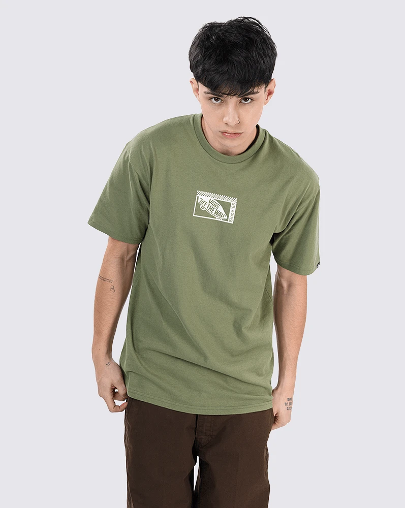 Playeras Tech Box Ss Verde