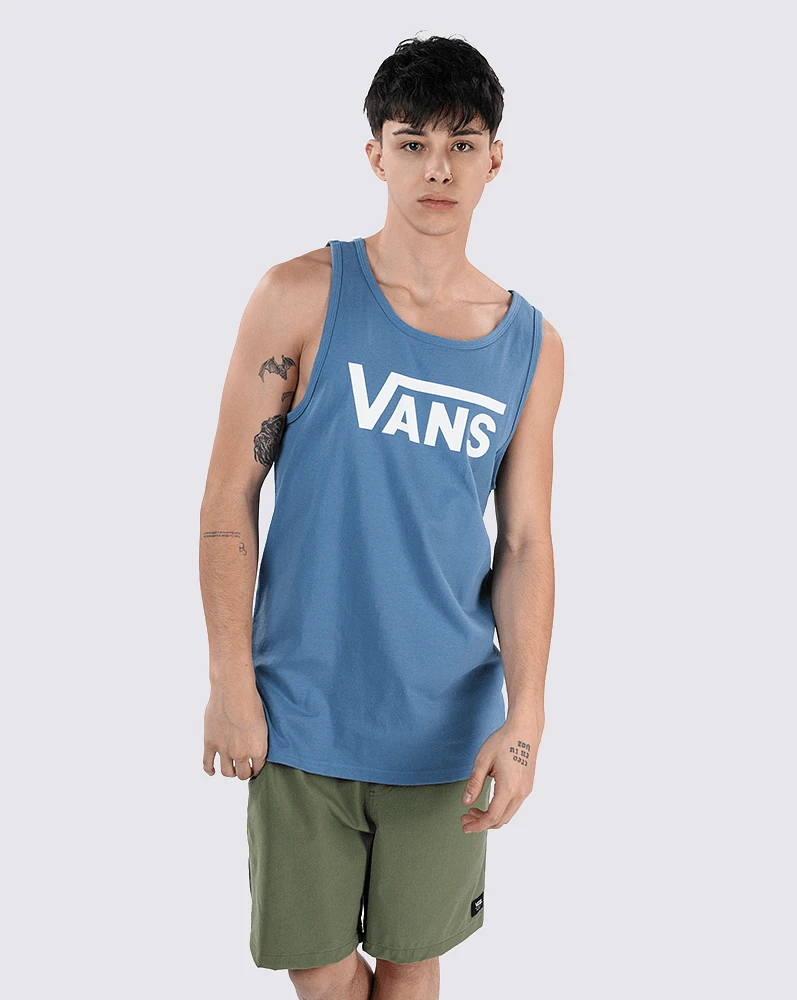 Playeras Mn Vans Classic Tank  Azul