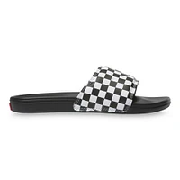 Sandalias Slide-On Negro/Blanco