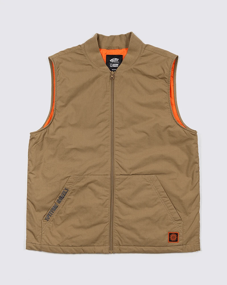 Chalecos Spitfire Wheels Vest Café