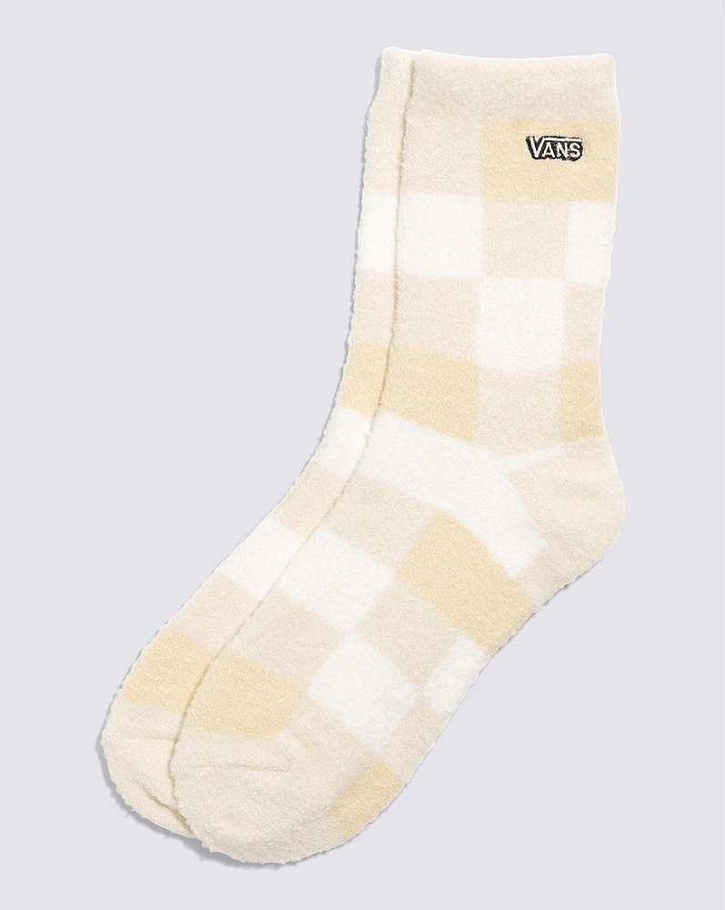 Calcetines Wm Fuzzy Sock 6.5-10 1Pk Beige/Blanco