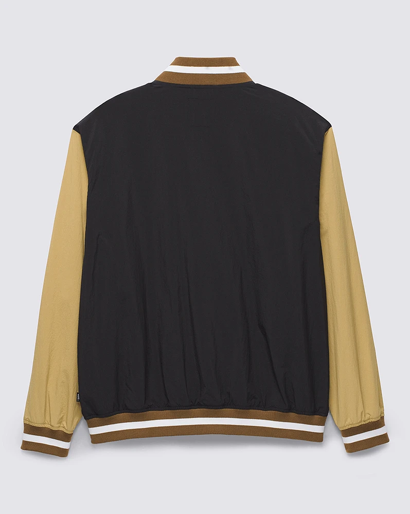 Chamarras Athletic Prep Bomber Jacket Negro/Café