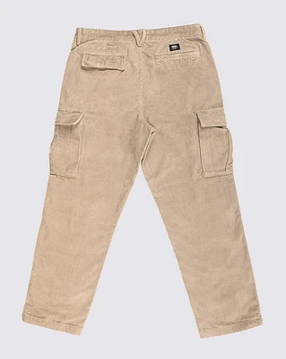 Pantalones Service Cargo Cord Loose Tapered Pant Café