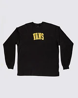 Playeras Vans Arched Ls Tee Negro