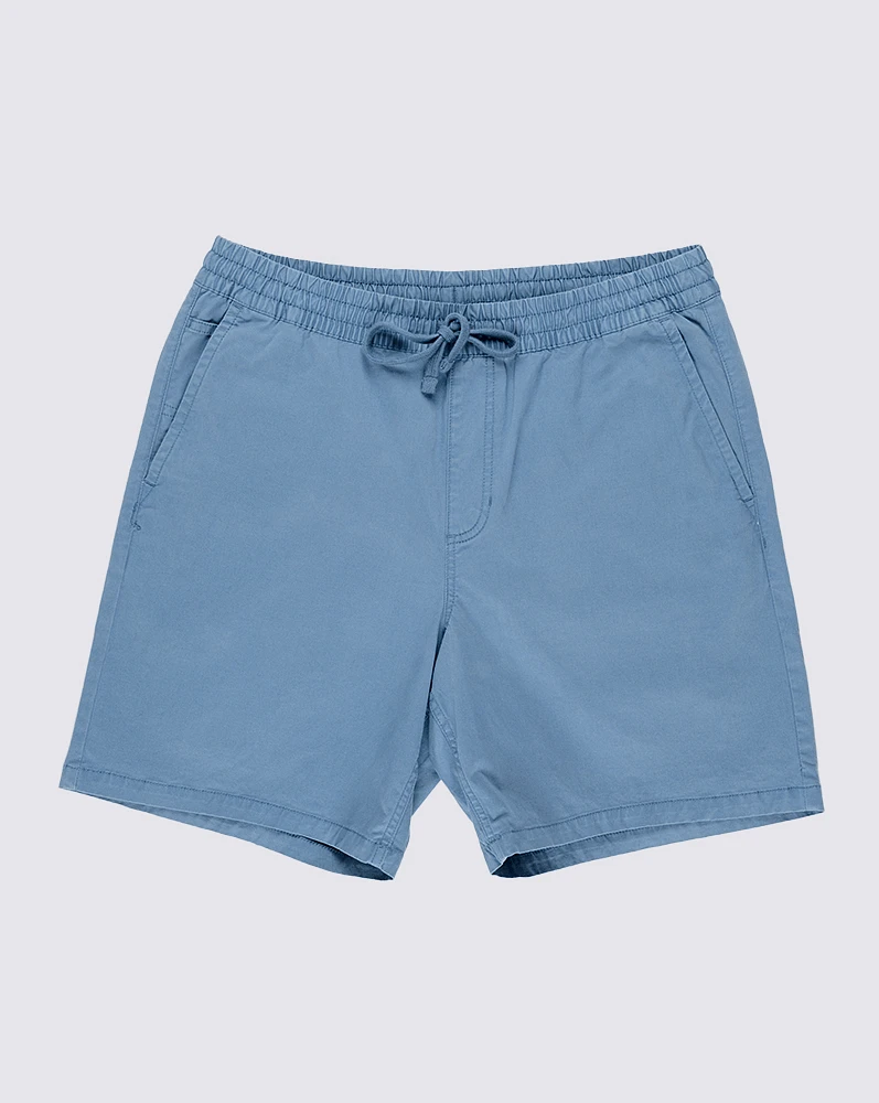 Shorts Mn Range Relaxed Elastic Short Azul