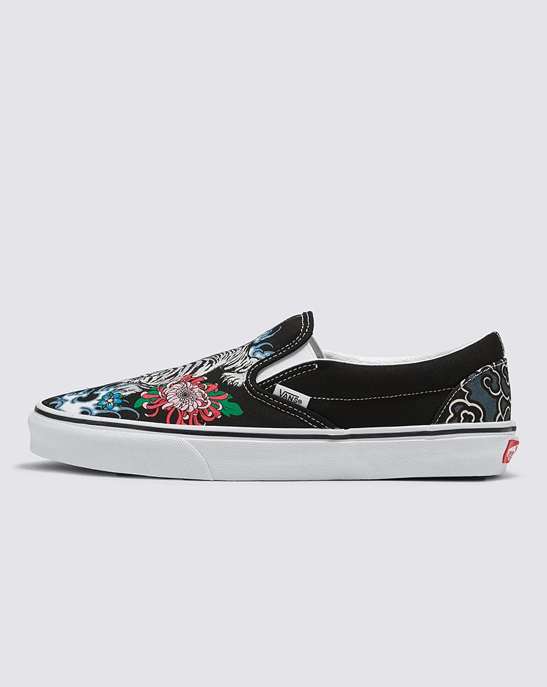 Classics Classic Slip-On Negro/Rojo