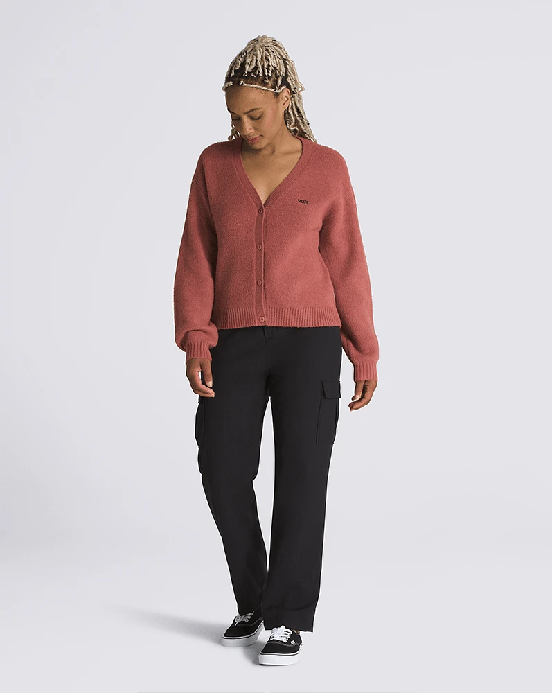 Suéteres Hadley Relaxed Cardigan Rosa