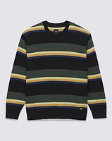 Suéteres Tacuba Stripe Crew Sweater Negro/Verde