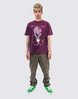 Playeras Love Shackle Oversized Rosa