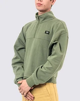 Sudaderas Leighton Mock Neck Fleece Verde