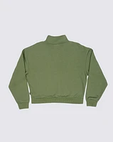 Sudaderas Leighton Mock Neck Fleece Verde